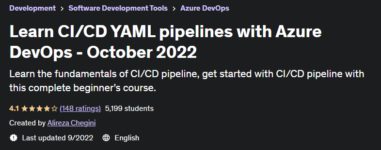 Learn CI/CD YAML pipelines with Azure DevOps