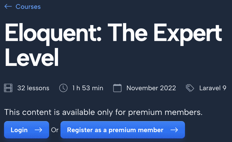   Eloquent: The Expert Level 