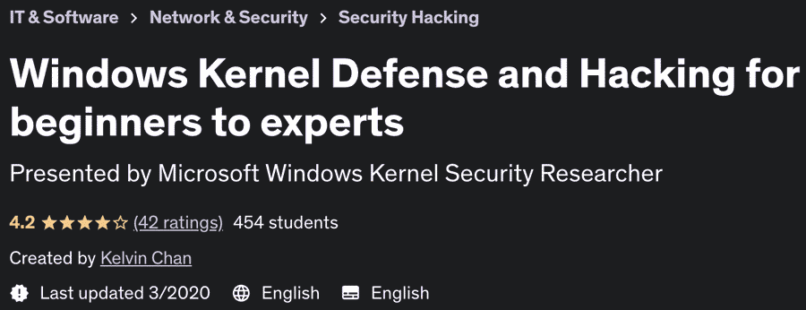 Windows Kernel Defense and Hacking for beginners to experts