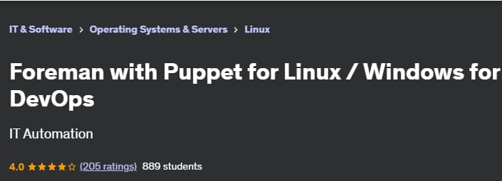 Foreman with Puppet for Linux _ Windows for DevOps