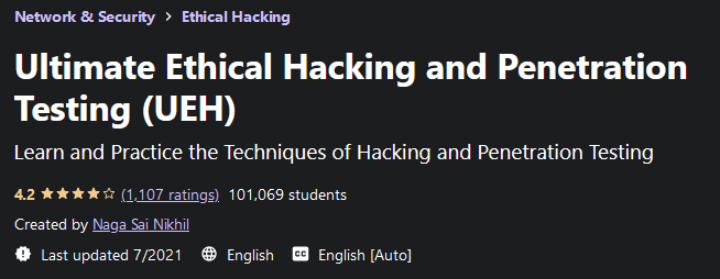 Ultimate Ethical Hacking and Penetration Testing (UEH)