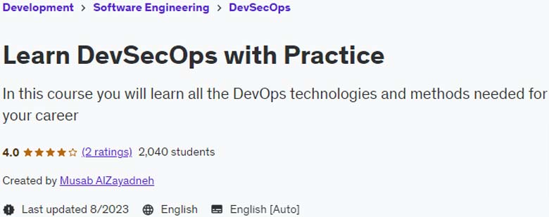 Learn DevSecOps with Practice