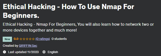 Ethical Hacking - How To Use Nmap For Beginners.