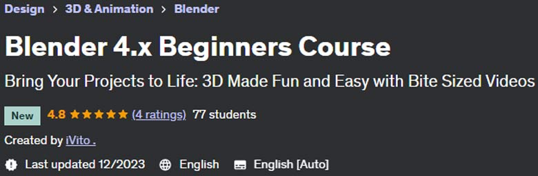 Blender 4.x Beginners Course