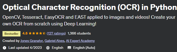 Optical Character Recognition (OCR) in Python