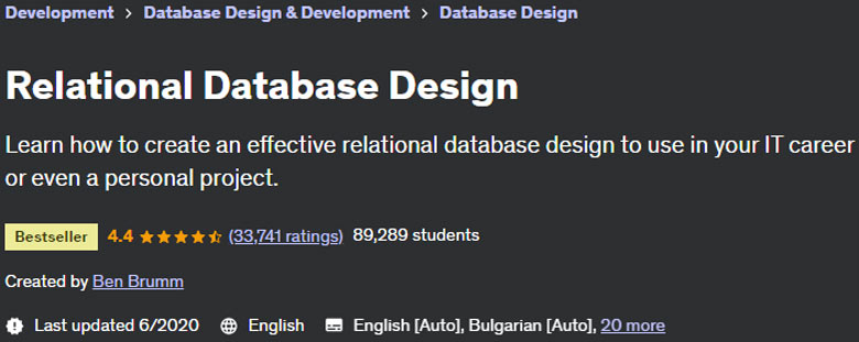 Relational Database Design