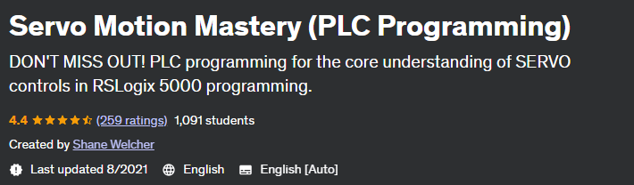 Servo Motion Mastery (PLC Programming)