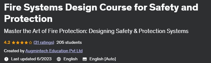 Fire Systems Design Course for Safety and Protection