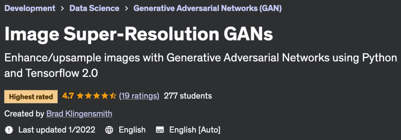 Image Super-Resolution GANs