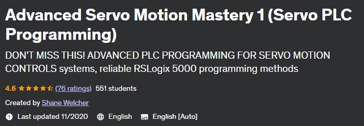 Advanced Servo Motion Mastery 1 (Servo PLC Programming)