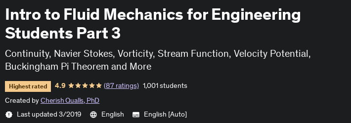 Intro to Fluid Mechanics for Engineering Students Part 3