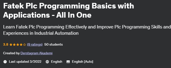 Fatek Plc Programming Basics with Applications - All In One