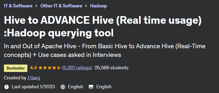 Hive to ADVANCE Hive (Real time usage)