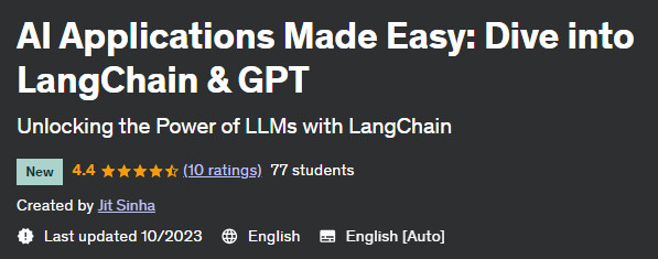 AI Applications Made Easy: Dive into LangChain & GPT