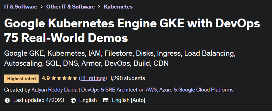 Google Kubernetes Engine GKE