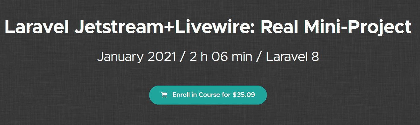 Laravel Jetstream + Livewire: Real Mini-Project