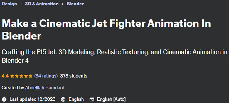 Make a Cinematic Jet Fighter Animation In Blender