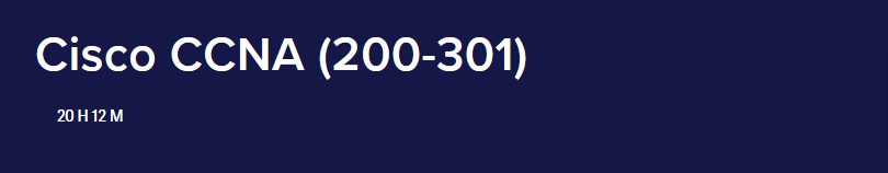 Cisco CCNA (200-301)