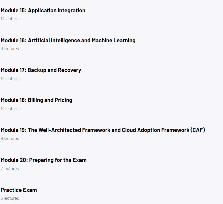 AWS Certified Solutions Architect: Zero to Mastery 