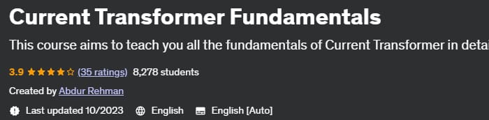 Current Transformer Fundamentals