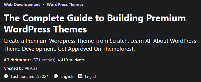 The Complete Guide to Building Premium WordPress Themes