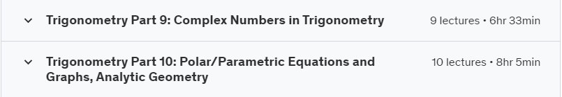 College Algebra, Pre-Calculus, & Trigonometry Explained 