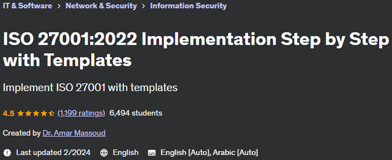 ISO 27001:2022 Implementation Step by Step with Templates