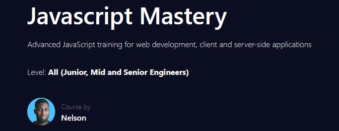 Javascript Mastery