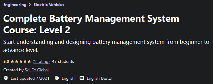 Complete Battery Management System Course: Level 2