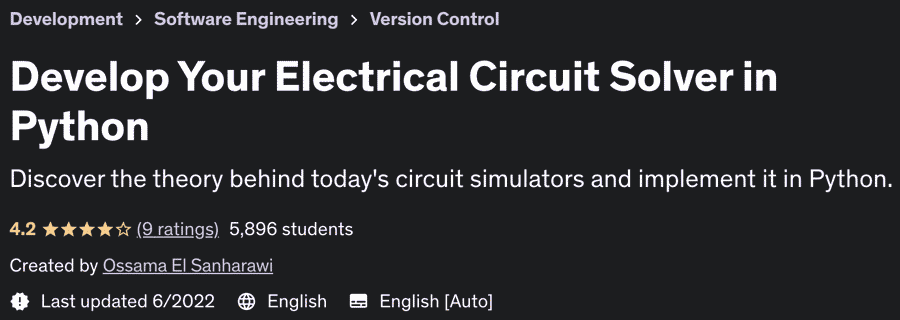 Develop Your Electrical Circuit Solver in Python