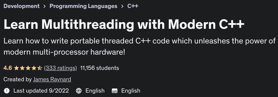 Learn Multithreading with Modern C++