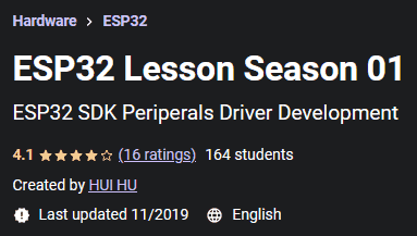 ESP32 Lesson Season 01