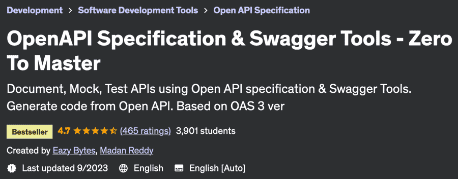 OpenAPI Specification & Swagger Tools - Zero To Master