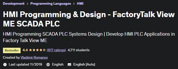 HMI Programming & Design - FactoryTalk View ME SCADA PLC