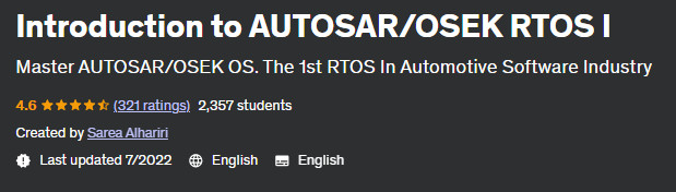 Introduction to AUTOSAR/OSEK RTOS I