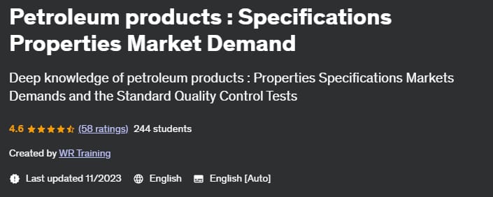 Petroleum products _ Specifications Properties Market Demand