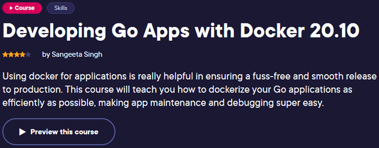 Developing Go Apps with Docker 20.10