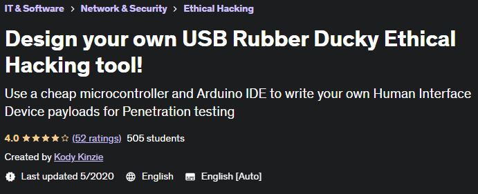 Design your own USB Rubber Ducky Ethical Hacking tool!