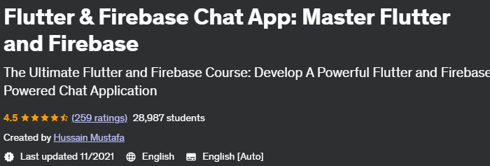 Flutter & Firebase Chat App_ Master Flutter and Firebase