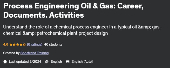 Process Engineering Oil & Gas_ Career, Documents.  Activities