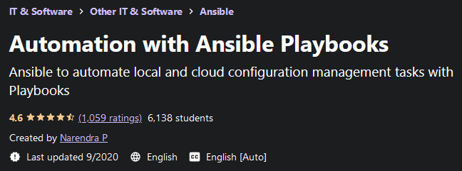 Automation with Ansible Playbooks