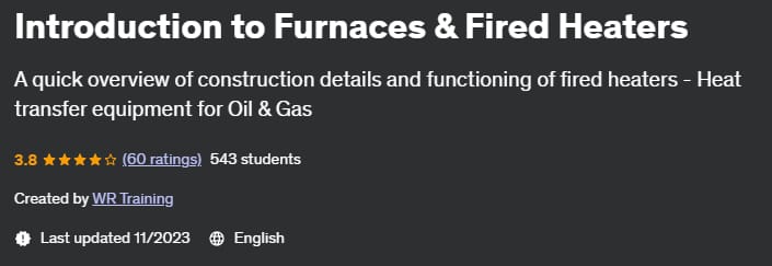 Introduction to Furnaces & Fired Heaters