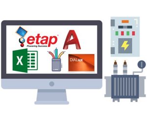 Electrical Power Distribution With,AutoCAD,Excel,DIALUX,Etap