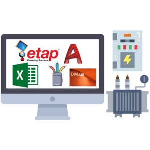 Electrical Power Distribution With,AutoCAD,Excel,DIALUX,Etap