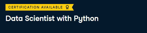 Data Scientist with Python