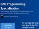 GPU Programming Specialization Cover