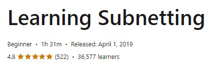 Learning Subnetting