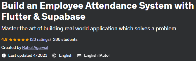 Build an Employee Attendance System with Flutter & Supabase