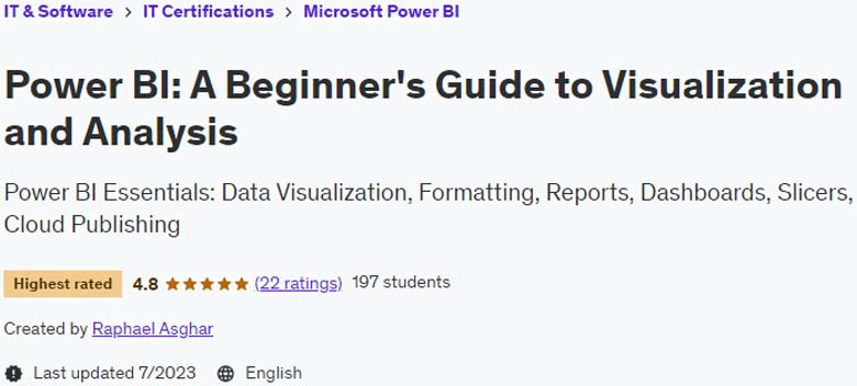 Power BI: A Beginner's Guide to Visualization and Analysis