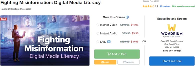 Fighting Misinformation: Digital Media Literacy